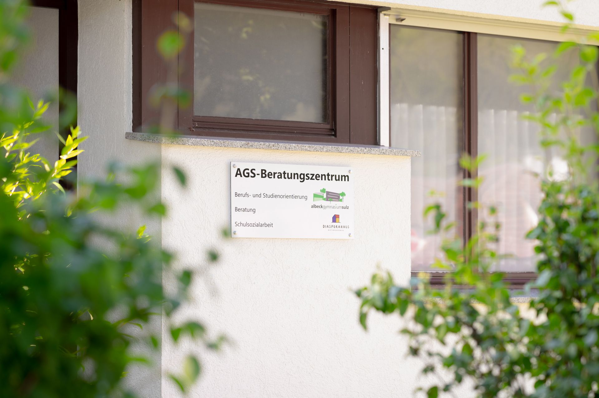Eingang des AGS Beratungszentrums